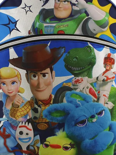 Vista 5 de Disney Toy Story 4 - Mochila escolar para niña (16.0 in), color azul