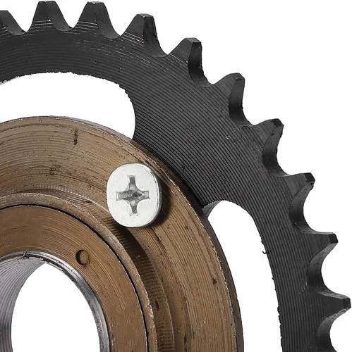 Vista 2 de Dilwe Plato de triciclo eléctrico, 420 34T piñón volante sin dientes para ATV -Kart