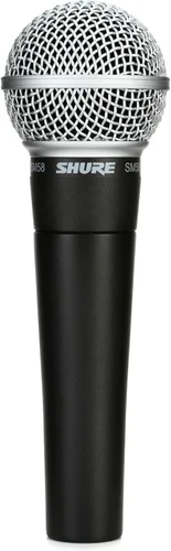 Vista 2 de Shure SM58 Pro XLR Micrófono dinámico con trípode para micrófono, micrófono cardioide profesional de estudio y rendimiento en vivo para voces