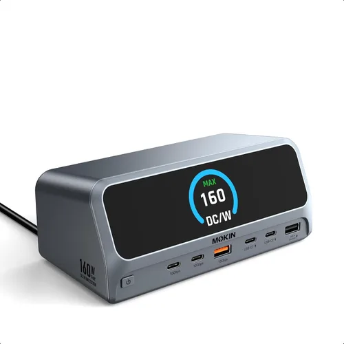 Vista 11 de MOKiN USB C Multipuerto Adaptador Hub para MacBook Pro/Air con Thunderbolt3 Hub