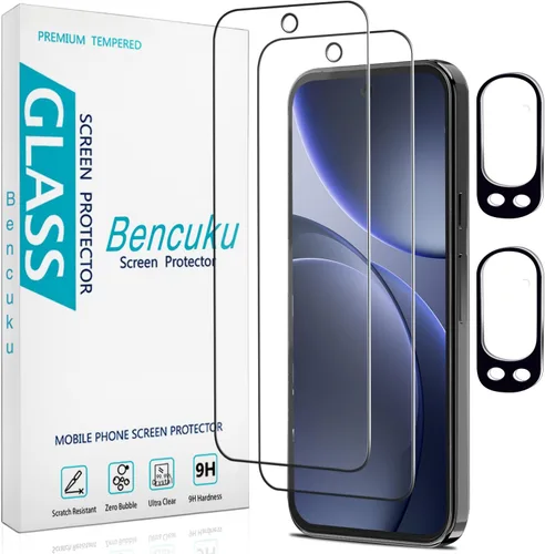 Vista 14 de Paquete de 2+2 protectores de pantalla de privacidad para Google Pixel 9 vidrio templado
