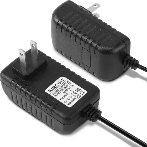 Vista 2 de Adaptador AC/DC compatible con Tzumi de carga inalámbrica LED lámpara de escritorio modelo 5356 5356WME voltaje nominal 5.4V 2.8A 5.4VDC Cable