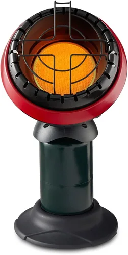 Vista 3 de Mr. Heater Calentador de emergencia de propano portátil Little Buddy de 3800 BTU con botón de arranque
