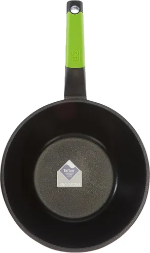 Vista 3 de BRA Prior Wok, 24 cm, Cast Aluminium with Non-Stick Teflon Innovations PFOA-Free, Suitable for All Heat Sources Including Induction