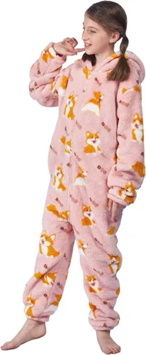 Vista 5 de Pijama suave con capucha, disfraz de Halloween, regalos para niñas