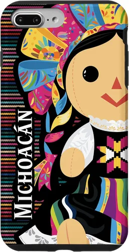 Vista 12 de Funda para iPhone 12 mini Michoacan Monita Muneca Maria de Trapo Mexicana