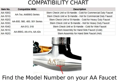 Vista 6 de AA-100G - Comprobación de vástago de repuesto en frío con mango B