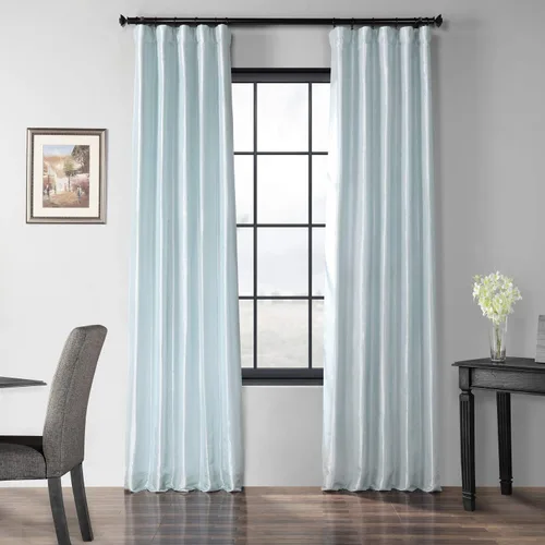 Vista 21 de HPD Half Price Drapes - Cortinas opacas para dormitorio y sala de estar - Cortina opaca de tafetán de seda sintética 127 x 213 cm (1 panel)