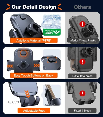 Vista 4 de TORRAS - Soporte para teléfono móvil 3 en 1, compatible con iPhone 12 11 Pro Max SE XS XR 8 Plus Galaxy S20 Note 20 Ultra