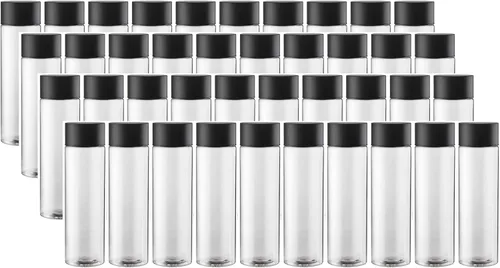 Vista 4 de 1 unidad de botellas de plástico vacías para jugo con tapas - Botellas de agua reutilizables de 400ml duraderas, excelentes para manualidades