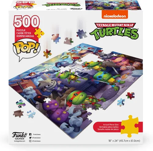 Vista 2 de Funko Pop Puzzle Tortugas Ninja Mutantes Adolescentes