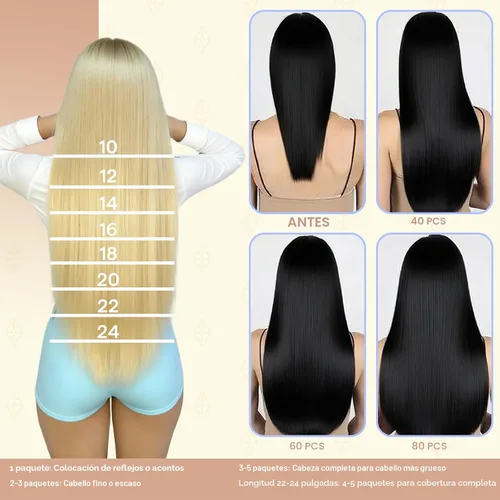 Vista 9 de Full Shine - Extensiones adhesivas de cabello humano de 20 pulgadas, extensiones de cabello con cinta invisible, color 1000 rubio hielo, sin