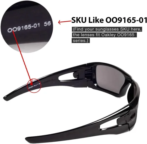 Vista 3 de Walleva Lentes de repuesto para lentes de sol Oakley Crankcase, múltiples opciones disponibles