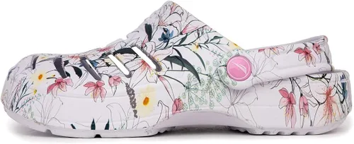 Vista 2 de Nautica Zuecos para mujer Sandalias deportivas deportivas Zapatos de agua sin cordones con correa trasera ajustable Zapatos deportivos de playa
