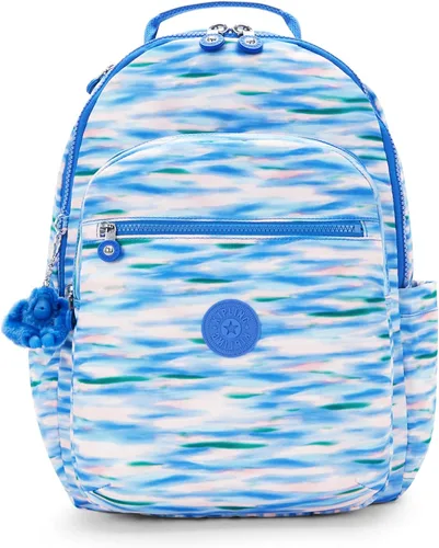 Vista 31 de Mochila Kipling Seoul extra grande para laptop de 17", Grande True Blue Tonal 2