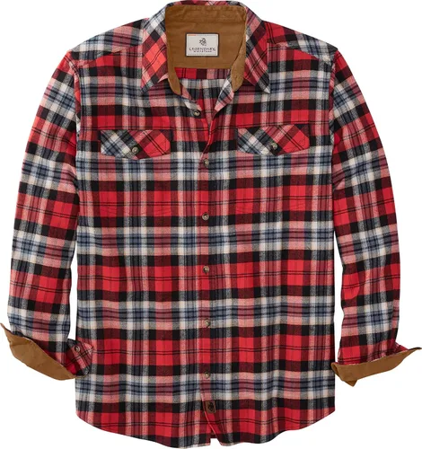 Vista 34 de Legendary Whitetails - Camisa de franela para hombre de manga larga con botones, ajuste relajado