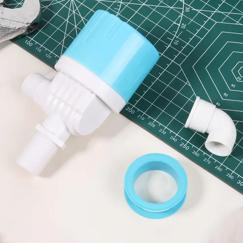 Vista 8 de Válvula de flotador de 4 piezas, control automático de nivel de agua, válvula de flotador de plástico de acero inoxidable de 1/2 pulgada