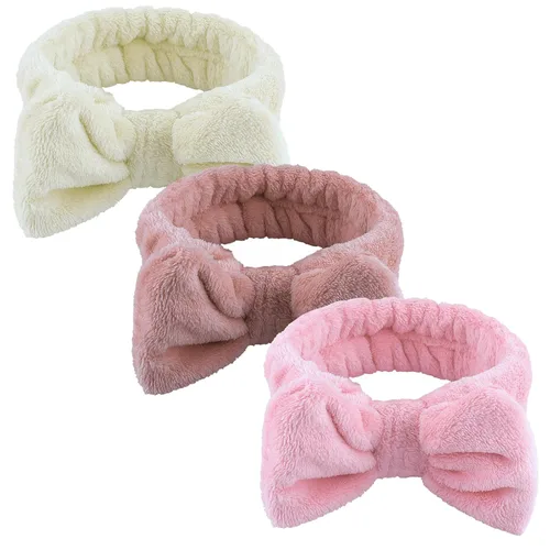 Vista 15 de WSYUB Diadema de spa, maquillaje, diademas de maquillaje esponjosas, suministros para fiestas de pijamas, diademas faciales para lavar la cara