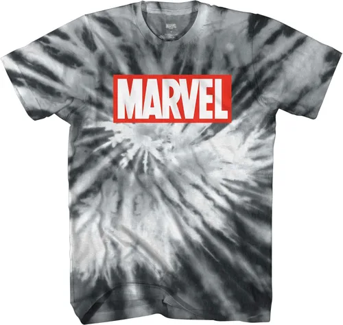 Vista 3 de Marvel Classic Logo - Camiseta de teñido anudado para hombre