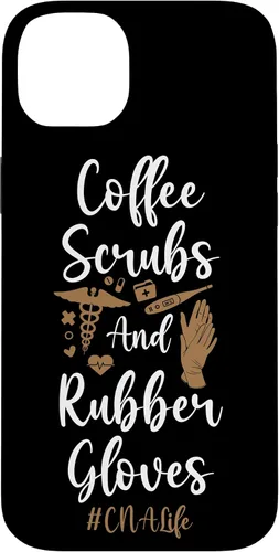 Vista 15 de iPhone 16 CNA Nurse Certified Nursing Assistant Coffee Coffee Scrubs & Case