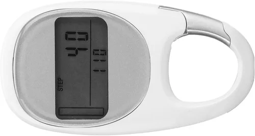 Vista 9 de Contador de pasos, podómetro 3D para caminar con clip, modo de ahorro de energía, pantalla LCD transparente, mosquetón simple, podómetro