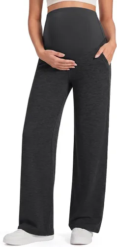 Vista 24 de G4Free EverGoing - Pantalones de maternidad sobre el vientre, pantalones de Negro