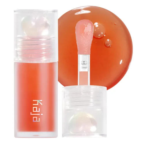 Vista 12 de Kaja Juicy Glass - Aceite para rellenar los labios 01 Rose Hip Spritz Hidratante, se siente voluminoso y ligero con aceite de frutas de árbol