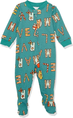 Vista 32 de Amazon Essentials Disney Marvel Star Wars - Pijama unisex de algodón con pies para bebés y niños pequeños, paquete múltiple