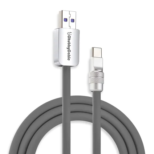 Vista 57 de chubbycable Chubby 2.0 USB C 240W Cable de carga rápida de silicona suave y duradero, cable de carga extra grueso compatible con iPhone 17-15 Series
