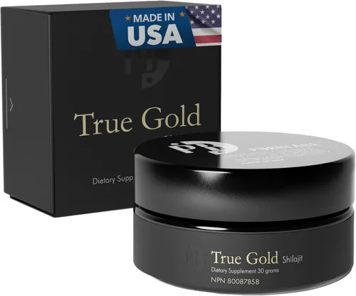 Vista 10 de Pürblack Resina viva Shilajit True Gold & Silver - Genuino, de alta eficiencia, 4ª generación Shilajit (tarro de 0.35 oz con escala de puera)