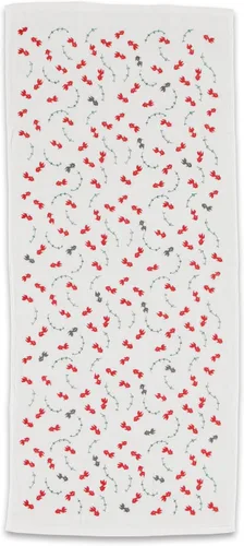 Vista 16 de NOREN Toalla de mano japonesa (Senshu Osaka Towel - Apple) Toalla de algodón, fabricada en Japón, 100% algodón, de secado rápido, absorbente, ultra