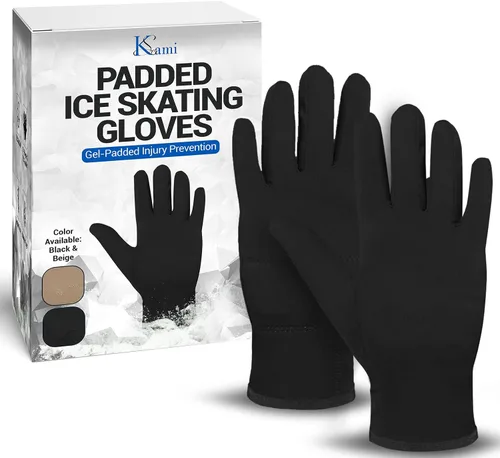Vista 9 de Kami-So Figure Skating Gloves for Competition & Practice Skate Training Gloves with Gel Wrist Support & Protective Padding Thermal Skating