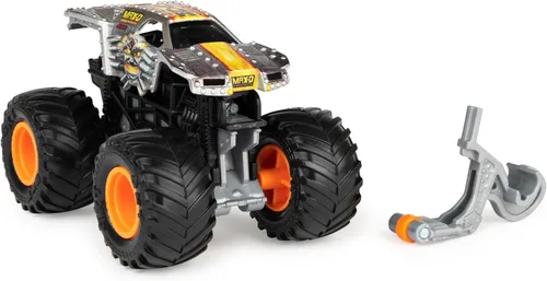 Vista 2 de Monster Jam 2021 Spin Master 1:64 Camión monstruo fundido a troquel con barra de ruedas: Legacy Trucks Max-D