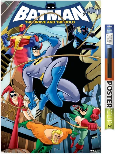 Vista 15 de Trends International DC Comics - Póster de pared de Batman - The Brave and The Bold de 22.375 x 34 pulgadas, versión premium sin marco