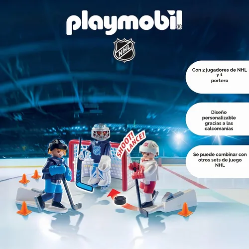 Vista 3 de Playmobil Estuche de transporte NHL Shootout
