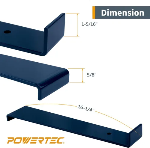 Vista 3 de POWERTEC Kit de instalación de pisos de vinilo Barra de tracción profesional y bloque de roscado Herramientas para pisos de madera para pisos