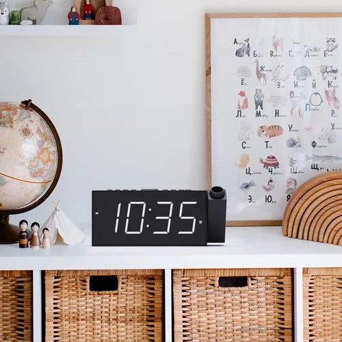 Vista 9 de Radio reloj despertador con visualización LED de 1.8 pulgadas, de carga USB, alarma dual, respaldo de batería (Versión actualizada) Mesqool AM/FM