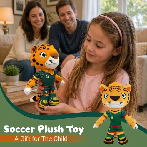 Vista 4 de EOHX 2026 World Cup Mascot Plush Toys, 12 Inch Soft Stuffed Animal Set, Merchandise for Kids, Football Fans Gift, Party Favors, Room Decor