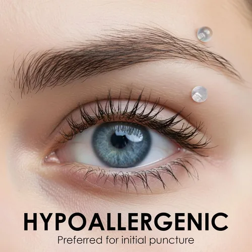 Vista 7 de Yolev 15 piezas de retenedores de piercing transparentes para cejas, 0.63 onzas, barra curvada invisible, anillos de ombligo de plástico, cartílago