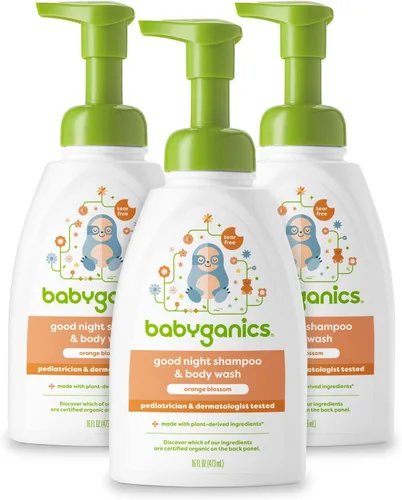 Vista 11 de Champú y jabón corporal Babyganics, 16 onzas (paquete de 3), el empaque puede variar, 3, 3
