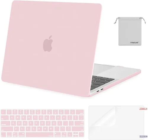 Vista 17 de MOSISO - Carcasa rígida de plástico, cubierta de teclado, protector de pantalla y bolsa de almacenamiento para MacBook Pro 13 pulgadas/33 cm