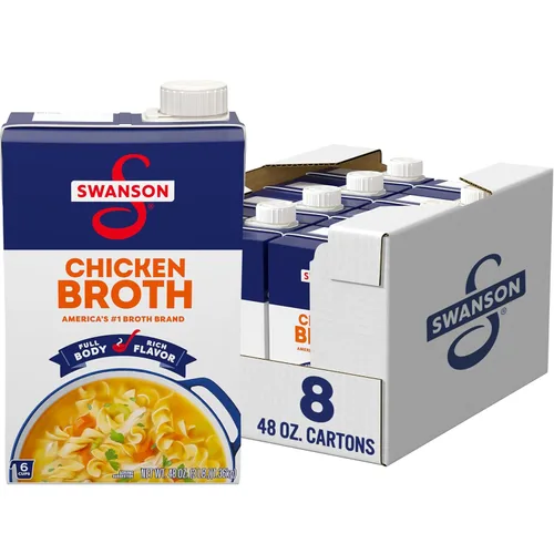 Vista 15 de SWANSON S Caldo de pollo 100% natural, cartón de 48 onzas