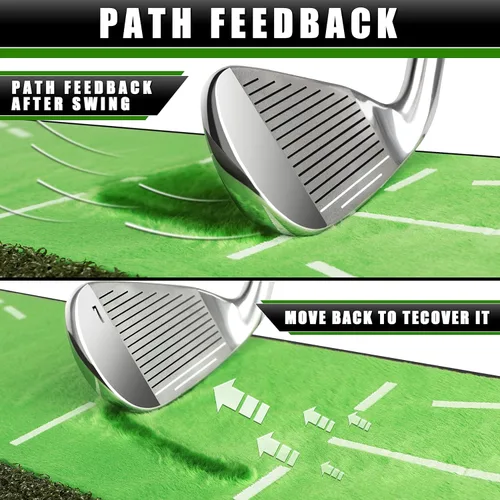Vista 5 de CHAMPKEY Heavy-Duty Golf Hitting Mat - Swing Path Feedback Golf Practice Mat - Ideal for Indoor and Outdoor Training