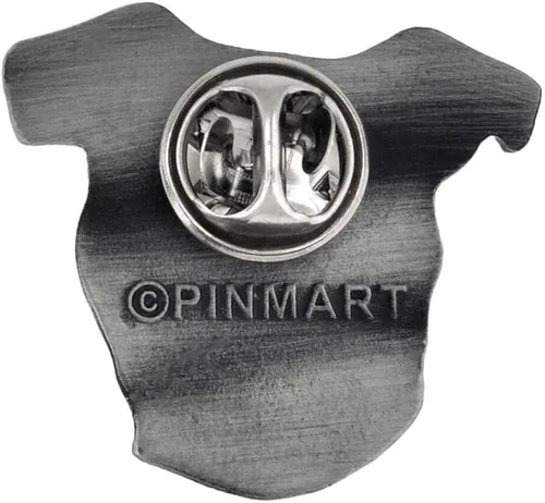 Vista 3 de PinMart Silver Dog Breed Dog Lover Lapel Pin