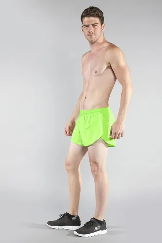 Vista 5 de BOA Elite Split Solid Running Short para hombre (1000B)