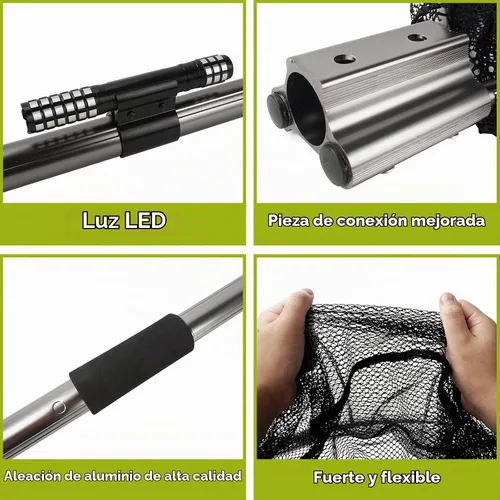 Vista 6 de Dog Catch Net Pole - Herramienta de control de vida silvestre para captura de animales
