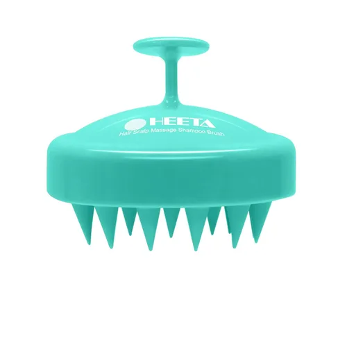 Vista 32 de Cepillo de masaje para cuero cabelludo Heeta, cepillo de silicona para aplicar champú, negro, Negro