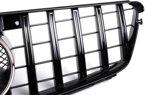 Vista 5 de Parrilla delantera estilo GT para Mercedes-Benz Clase C W204 C200 C230 C300 C350 2008-2014 (negro)