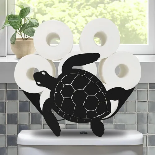 Vista 12 de Teaeeno Funny Bear - Soporte de papel higiénico de almacenamiento de animales, para baño, organizador de papel higiénico de animales de metal