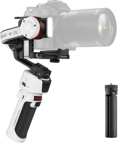 Vista 10 de Zhiyun Crane M3S Combo Gimbal Stabilizer for Cameras, Built-in Fill Light, Bluetooth Control, Vertical Shooting, Compatible with Mirrorless Cameras